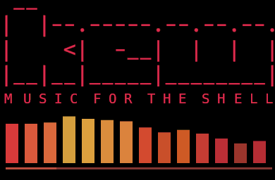 kew terminal music player screenshot